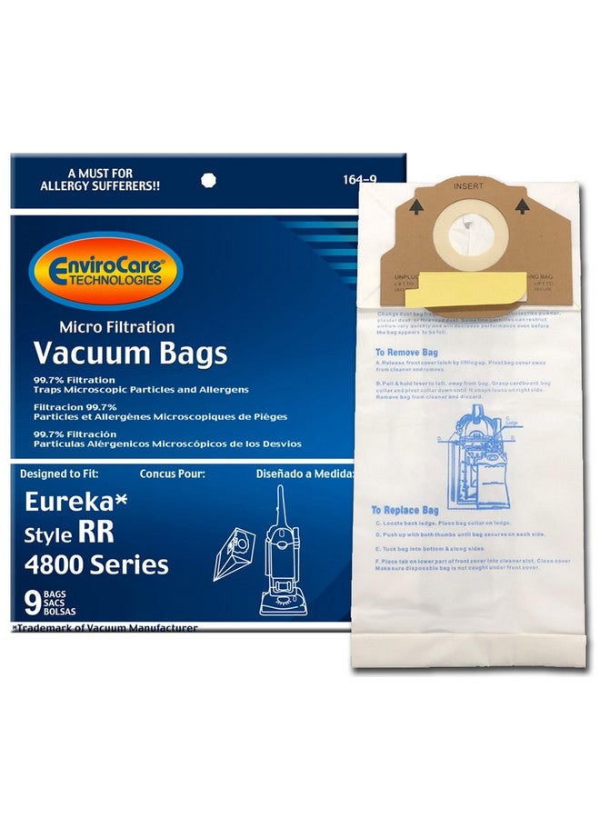 EnviroCare Replacement Vacuum Bags for Eureka RR, 61115 Boss Smart Vac 4800. 9 Pack - Image 1