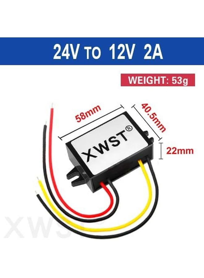 24V to 12V Step Down Converter Module 2A ABS M Power Supply 1A 8A - Image 3