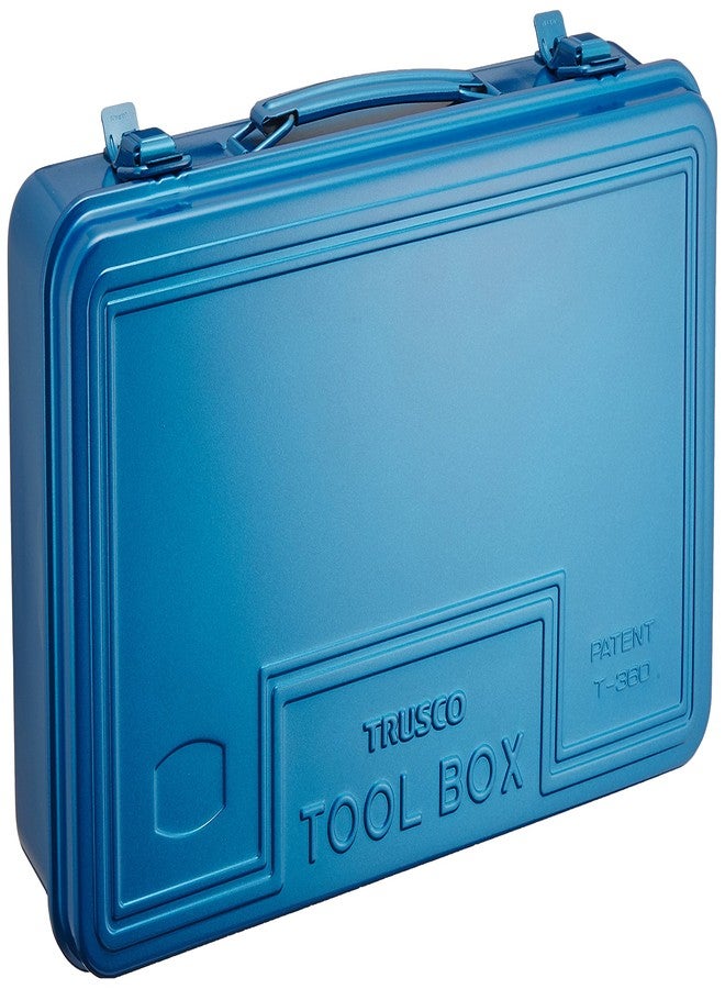 TRUSCO T-360 Trunk Tool Box, 14.6 x 8.7 x 3.7 inches (368 x 222 x 95 cm), Blue - Image 1