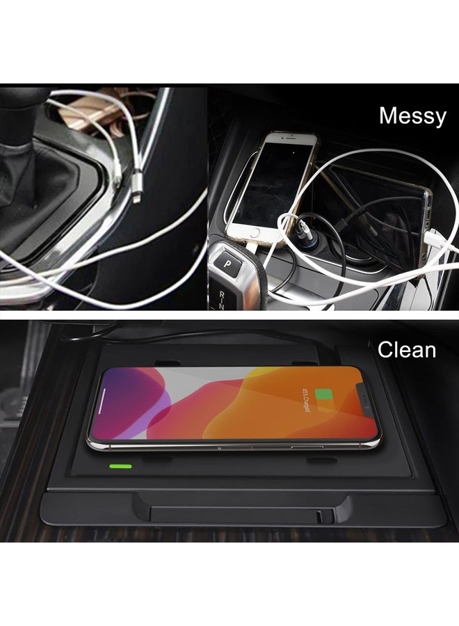 CarQiWireless Wireless Charger for Toyota Camry Accessories 2018 2019 2020 2021 2022 2023, Wireless Phone Charging Pad Tray for Camry XSE SE TRD LE XLE Hybrid Nightshade Car Interior Body Parts - Image 4