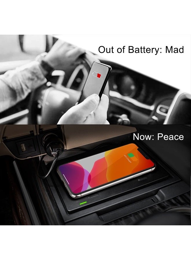 CarQiWireless Wireless Charger for Toyota Camry Accessories 2018 2019 2020 2021 2022 2023, Wireless Phone Charging Pad Tray for Camry XSE SE TRD LE XLE Hybrid Nightshade Car Interior Body Parts - Image 3