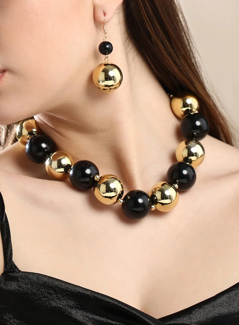 SOHI  Alternating Bead Jewelry Set for Women | Best Price UAE