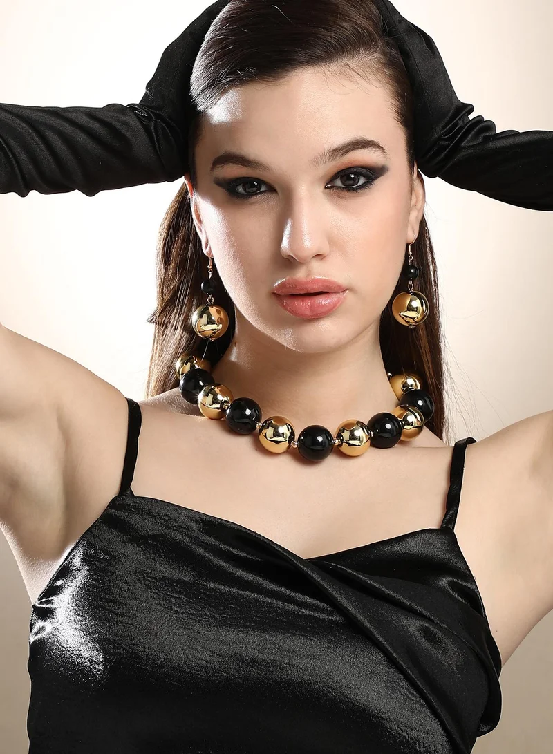 SOHI  Alternating Bead Jewelry Set for Women | Best Price UAE