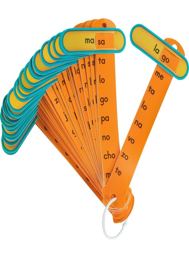 Really Good Stuff Spanish Syllable Slide and Learns - Set of 30 - Image 1