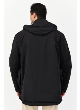 adidas Originals Men Sportswear Fit Long Sleeves Outdoor Jacket, Black  - Image 3