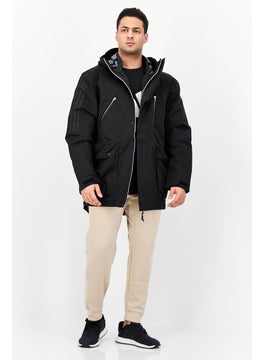adidas Originals Men Sportswear Fit Long Sleeves Outdoor Jacket, Black  - Image 4