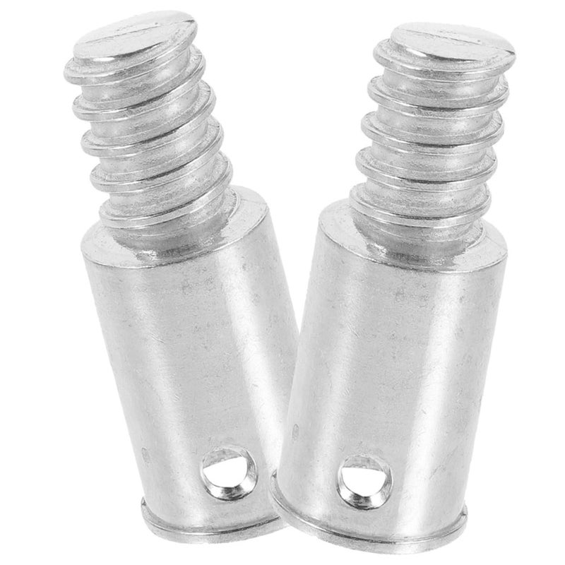 Stainless Steel Threaded Extension Pole Adapter for Broom Mop Handle Replacement 2 Pack - Image 2