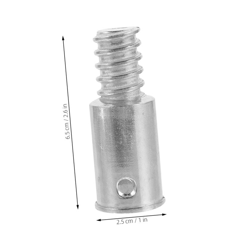 Stainless Steel Threaded Extension Pole Adapter for Broom Mop Handle Replacement 2 Pack - Image 3