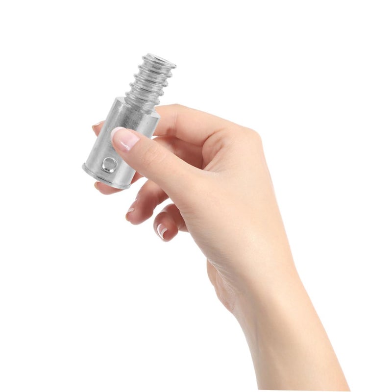 Stainless Steel Threaded Extension Pole Adapter for Broom Mop Handle Replacement 2 Pack - Image 5