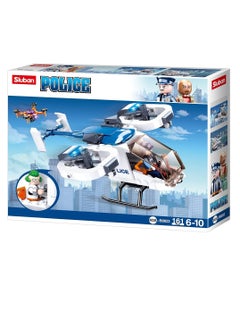 Sluban Sluban - Police Armored Transport Helicopter 161 Pieces - M38-B0823  - Image 1