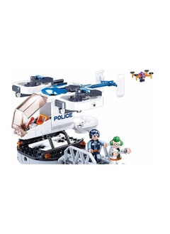 Sluban Sluban - Police Armored Transport Helicopter 161 Pieces - M38-B0823  - Image 3