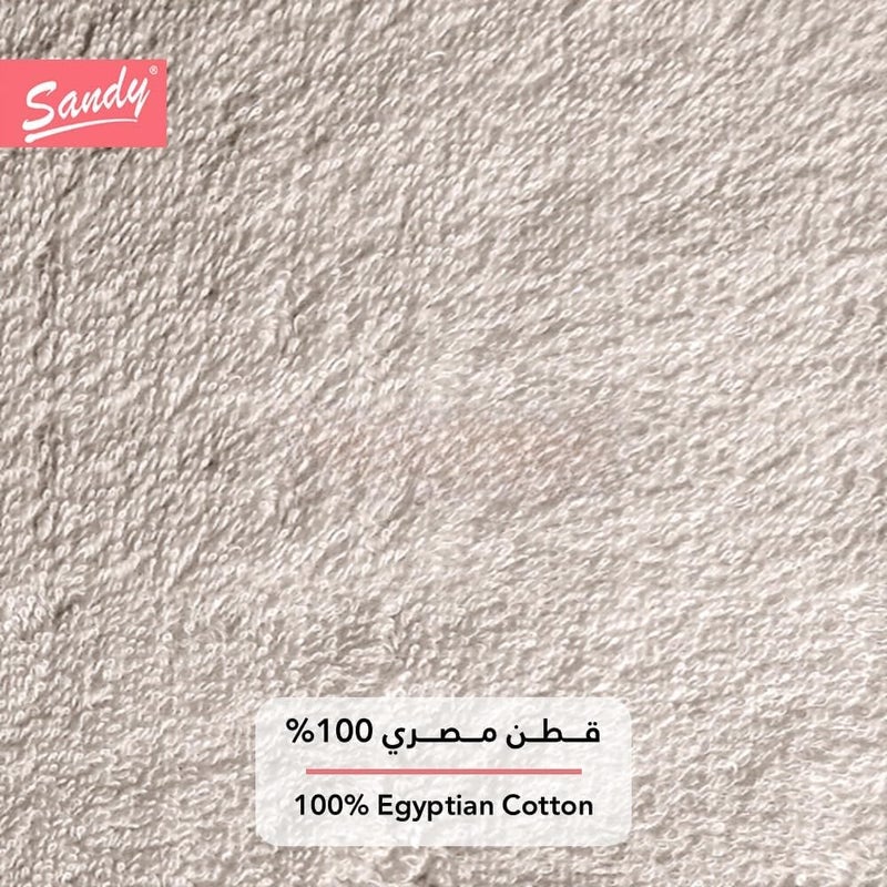 Premium Hotel Quality Bath Towel 100% Cotton Made in Egypt, Soft Quick Drying and Highly Absorbent (70x140 cm) - Beige - Image 5