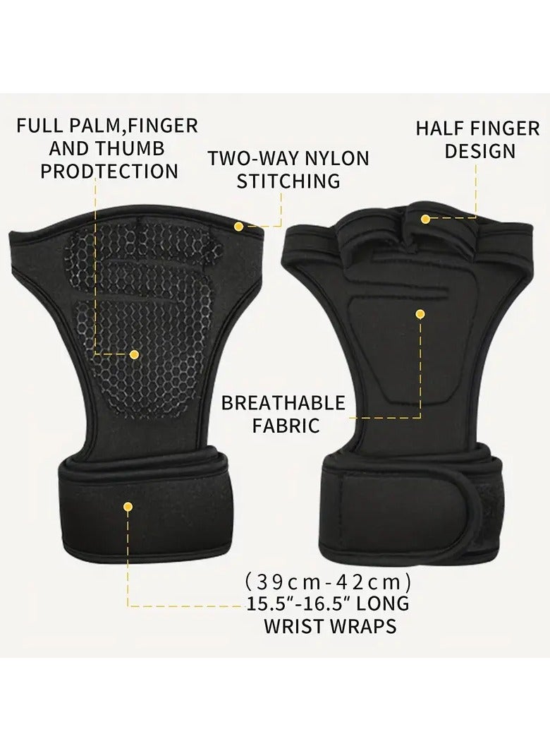 Goolsky Superior Protection & Comfort: Wear Resistant Gloves with Anti-Abrasion & Non-Slip Grip for Men & Women Weightlifting & Fitness Training - Image 2