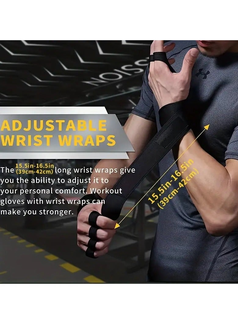 Goolsky Superior Protection & Comfort: Wear Resistant Gloves with Anti-Abrasion & Non-Slip Grip for Men & Women Weightlifting & Fitness Training - Image 5