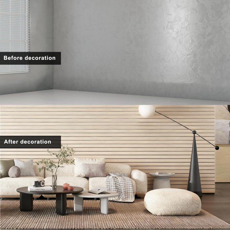 NAMAII 3D Wall Panels Peel and Stick â€“ 15.74"x118" PVC Faux Wood Grain Texture, Self Adhesive Waterproof Wall Covering, DIY Accent Wall, Sofa Background Backsplash & Modern Home Decor, Covers 12.9 sq.ft - Image 3
