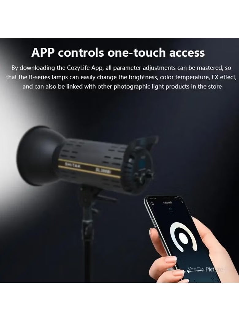 Shitak SL200D LED Photography Light 5600K Professional Photo Studio Spotlight Photography Lighting Bowens Mount - Image 3