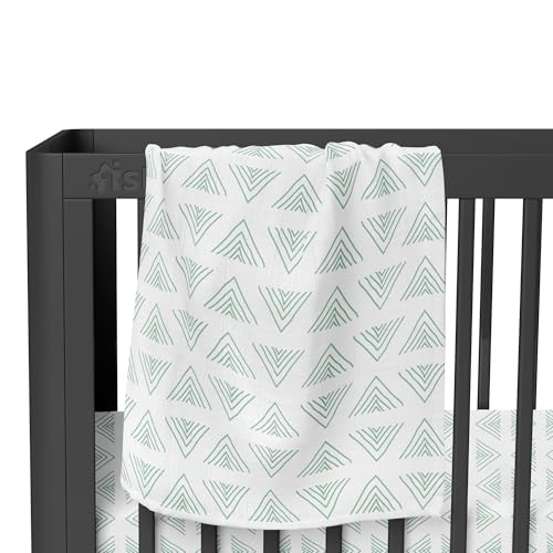 1ST STEP 100% Cotton Muslin Baby Swaddle Set, Pack of 3, Size-120cm x 100cm (47"x39"), (Green) - Image 5