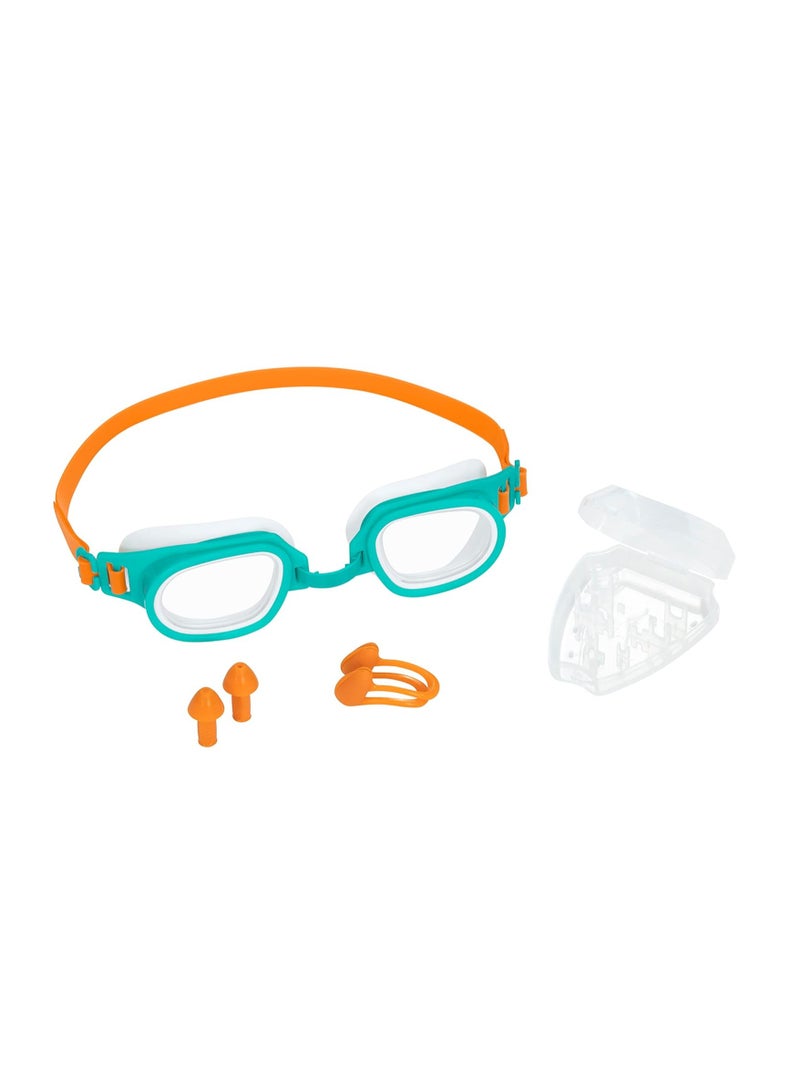 Bestway kids swimming goggle set with nose and ear plus 3 in 1 - No:26034 - Image 1