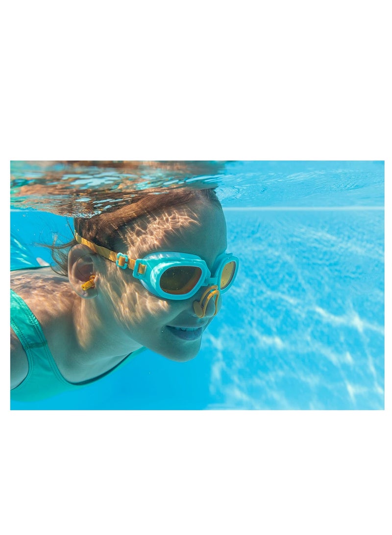 Bestway kids swimming goggle set with nose and ear plus 3 in 1 - No:26034 - Image 2