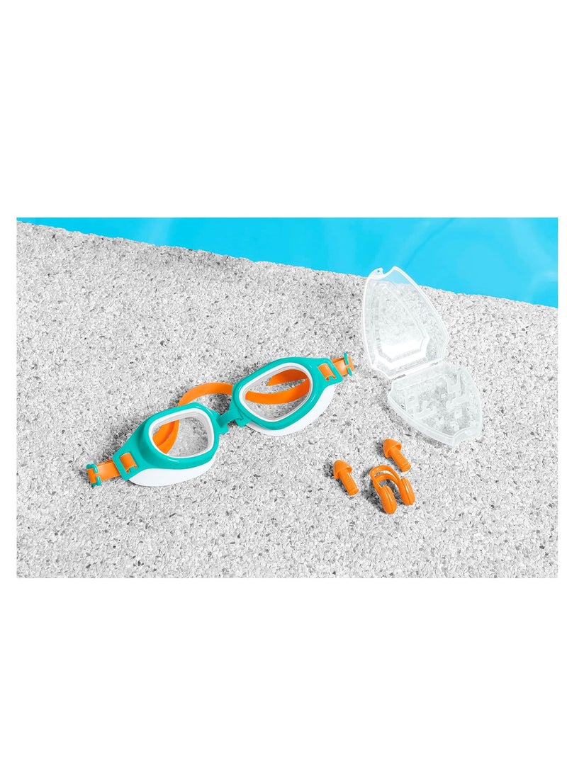 Bestway kids swimming goggle set with nose and ear plus 3 in 1 - No:26034 - Image 4