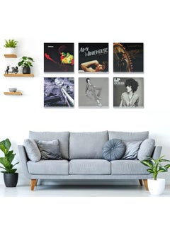 LENND Clear Vinyl Record Shelf Wall Mount 6 Pack,Acrylic Album Record Holder Display Your Daily Listening in Office Home  - Image 3