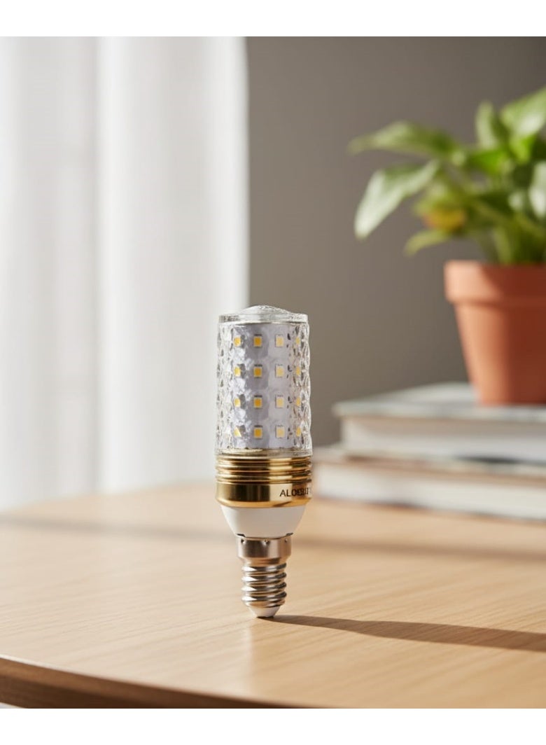 Coron E14 LED bulb, 6 watts, warm light, energy efficient and bright illumination