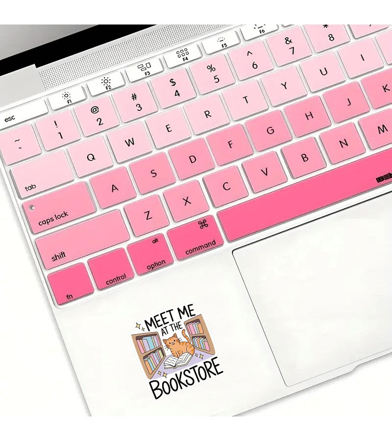 Bookstore Cat Funny Stickers 2pcs Water Bottle Laptop Decals - Image 5