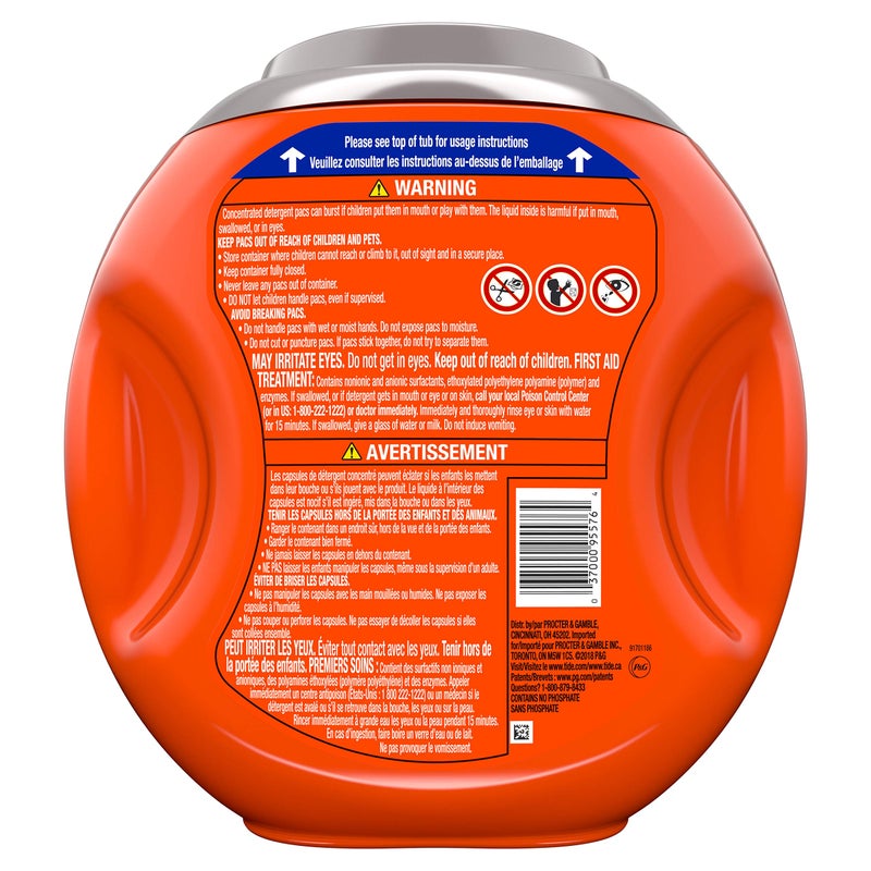 Tide Pods Plus Febreze Sport Odor Defense Laundry Pacs, Active Fresh, 32 Count - Image 2