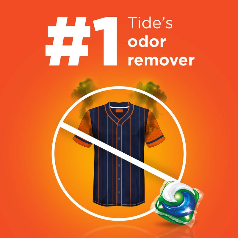 Tide Pods Plus Febreze Sport Odor Defense Laundry Pacs, Active Fresh, 32 Count - Image 5