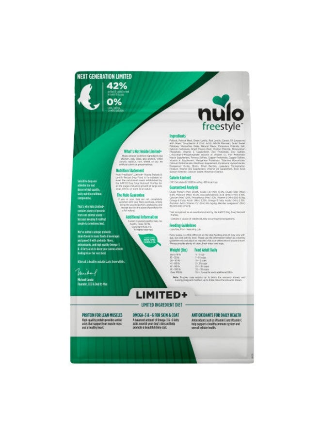 Nulo Limited Ingredient Pollock Hypoallergenic with Patented BC30 Probiotics Dry Dog Food 10.9kg - Image 1