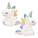 Macute Unicorn Cake Decorations 2 Pc Set with Unicorn Cake Toppers Angel Wings Cupcake Toppers Perfect for Kids Birthday Parties Baby Showers Weddings Blue Pink - Image 3