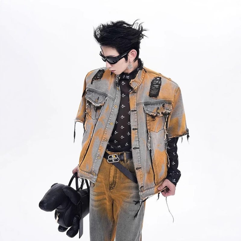 Unisex Classic Denim Jeans Loose Fit Daily Outdoor Wear - Image 3