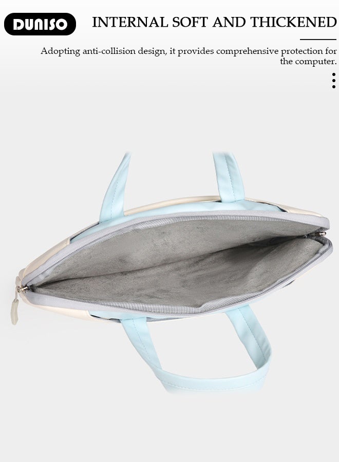 DUNISO 15.6 Inch Laptop Bag Lightweight Computer Bag Travel Business Handbag Briefcase Water Resistance Shoulder Messenger Bag for Men and Women Work Office - Image 5