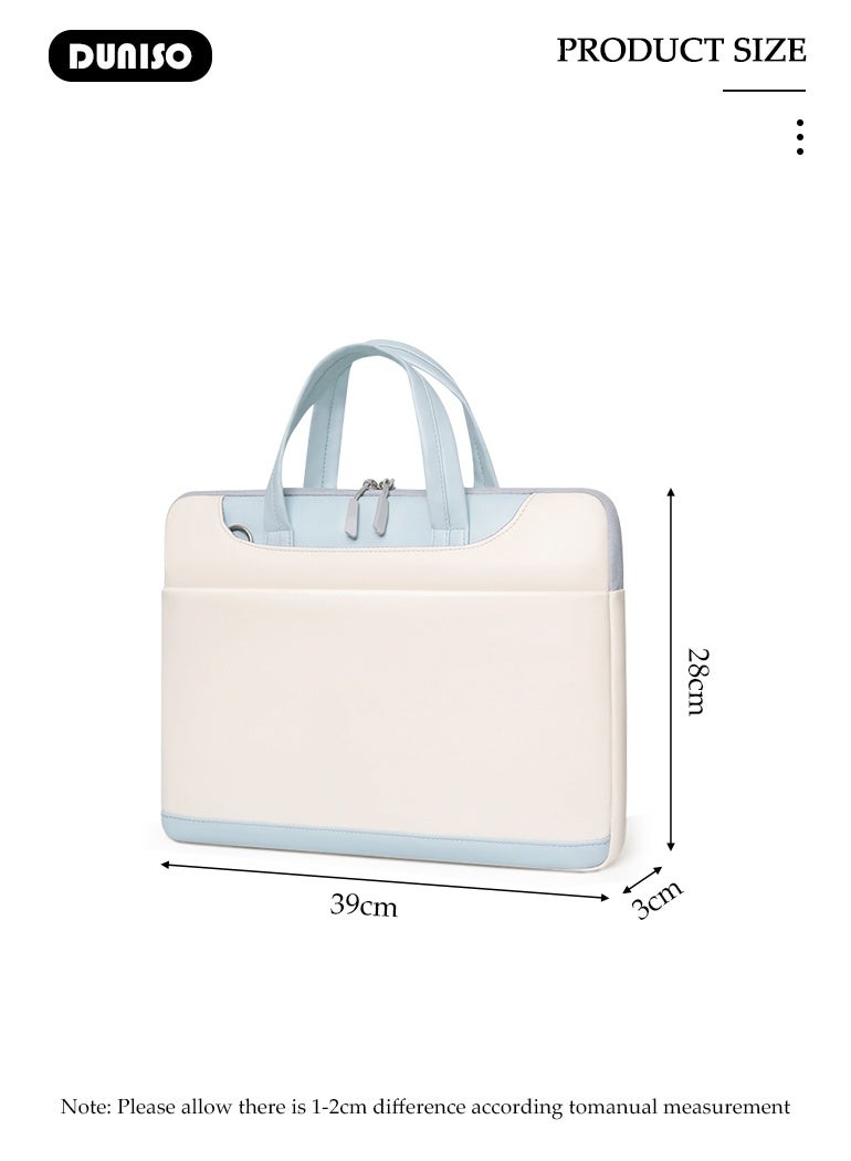 DUNISO 15.6 Inch Laptop Bag Lightweight Computer Bag Travel Business Handbag Briefcase Water Resistance Shoulder Messenger Bag for Men and Women Work Office - Image 2