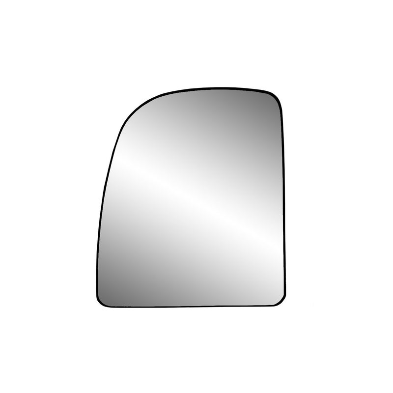 Fit System 88237 Driver Side NonHeated Mirror Glass wBacking Plate Econoline Ford Excursion F250 350 450 550 Super Duty PickUp 8 38 x 7 18 x 10 516 Towing Mirror top Lens