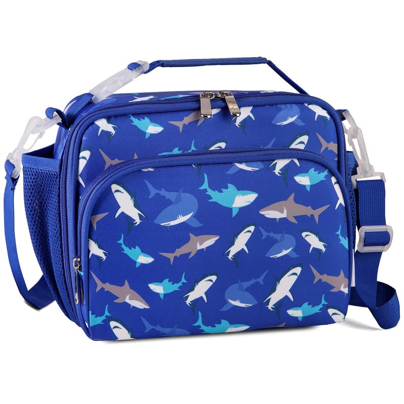 Large Kids Lunch Box Insulated Lunch Bag for Girls Boys Teens Toddlers Cute School Lunch Tote with Shoulder Strap VONXURY