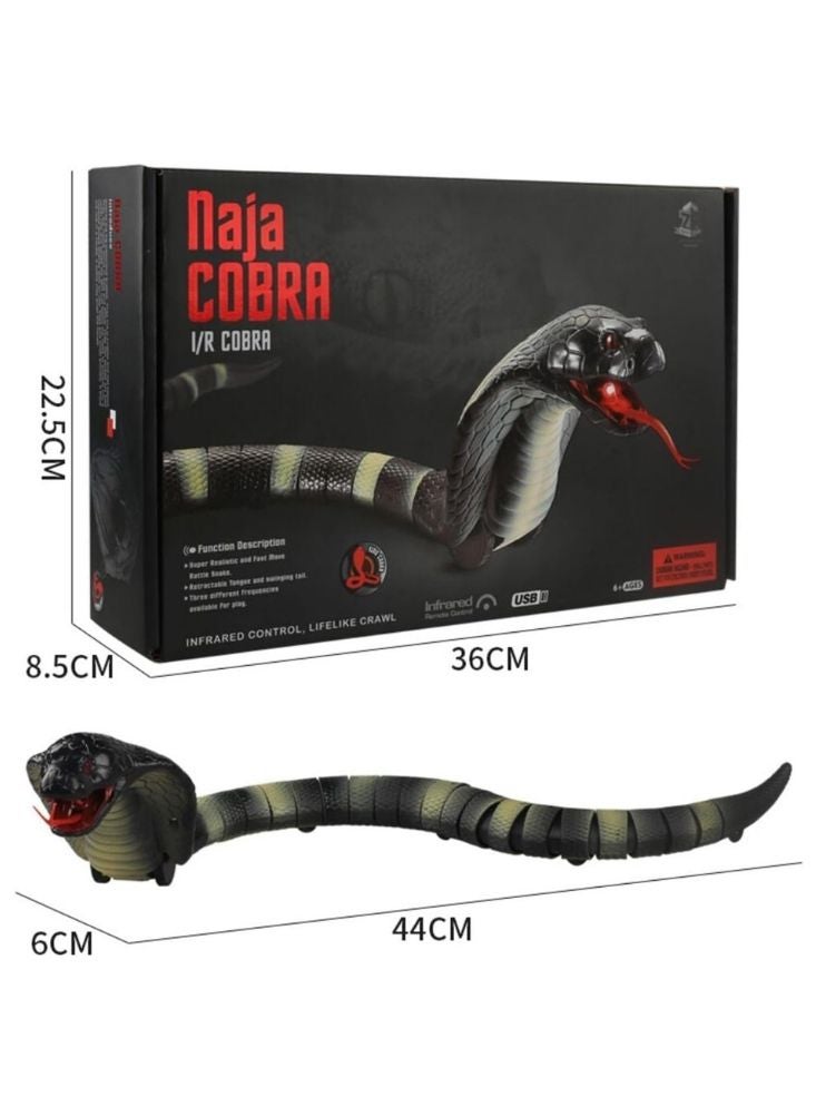 Premium Remote Control King Cobra Toy – Realistic RC Snake with LED Eyes and Egg Remote - Image 4