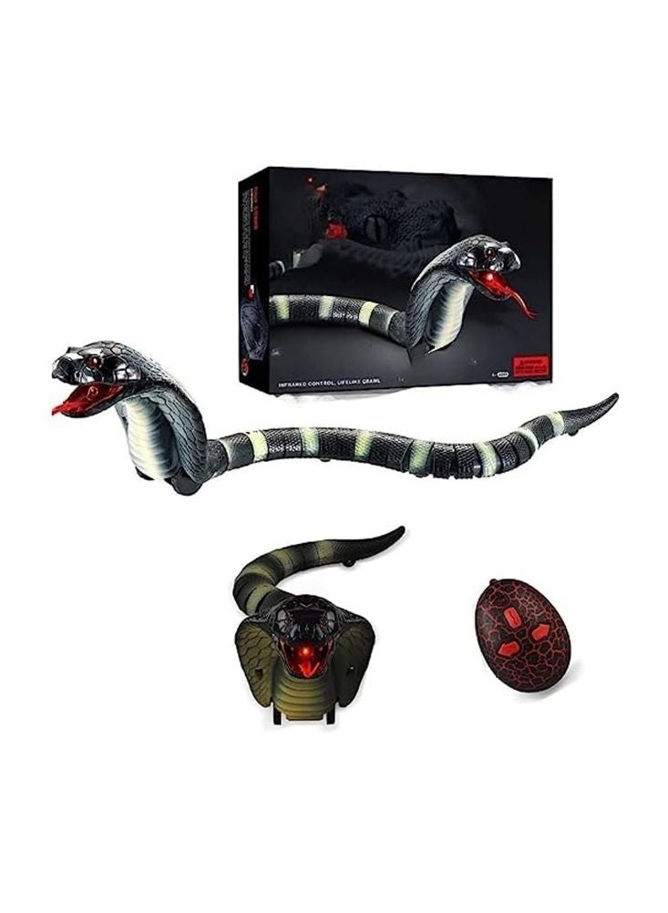 Premium Remote Control King Cobra Toy – Realistic RC Snake with LED Eyes and Egg Remote - Image 2