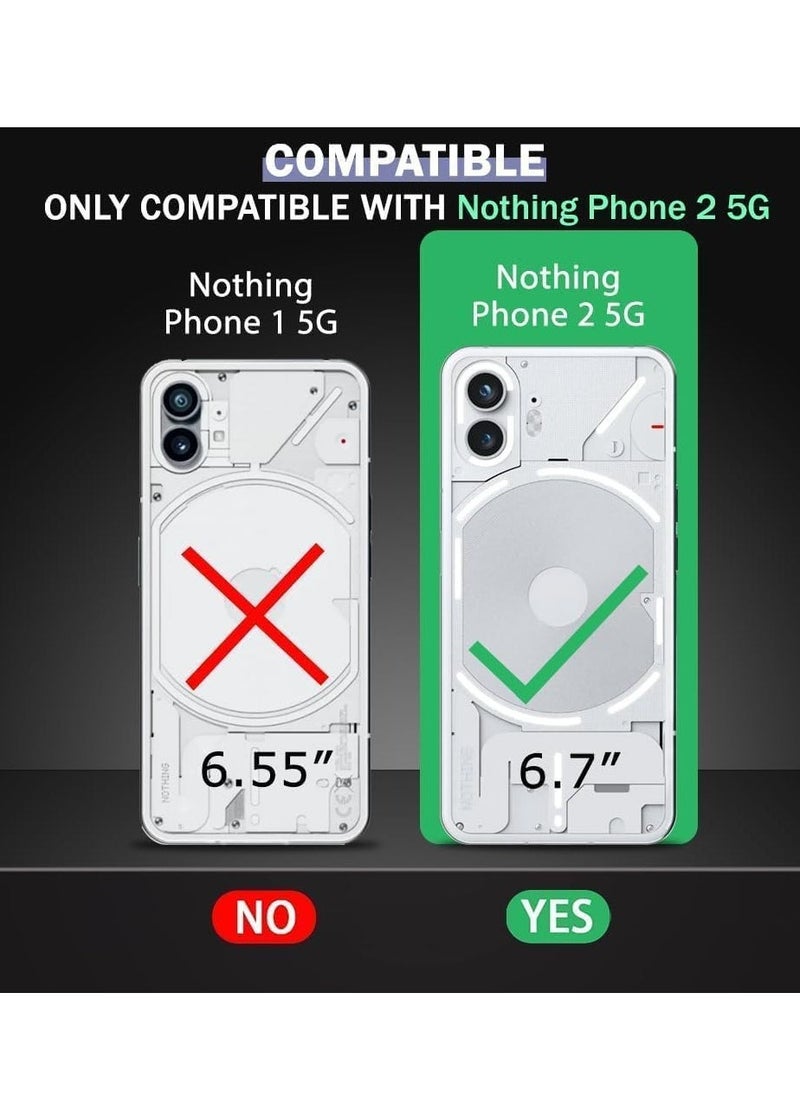 Raxoom Nothing Phone 2 Transparent Clear ShockProof Back Case for 360 Degree Protection | Ultra Clear Soft Silicone | Shock Proof Design | Back Cover Case for Nothing Phone - Image 2