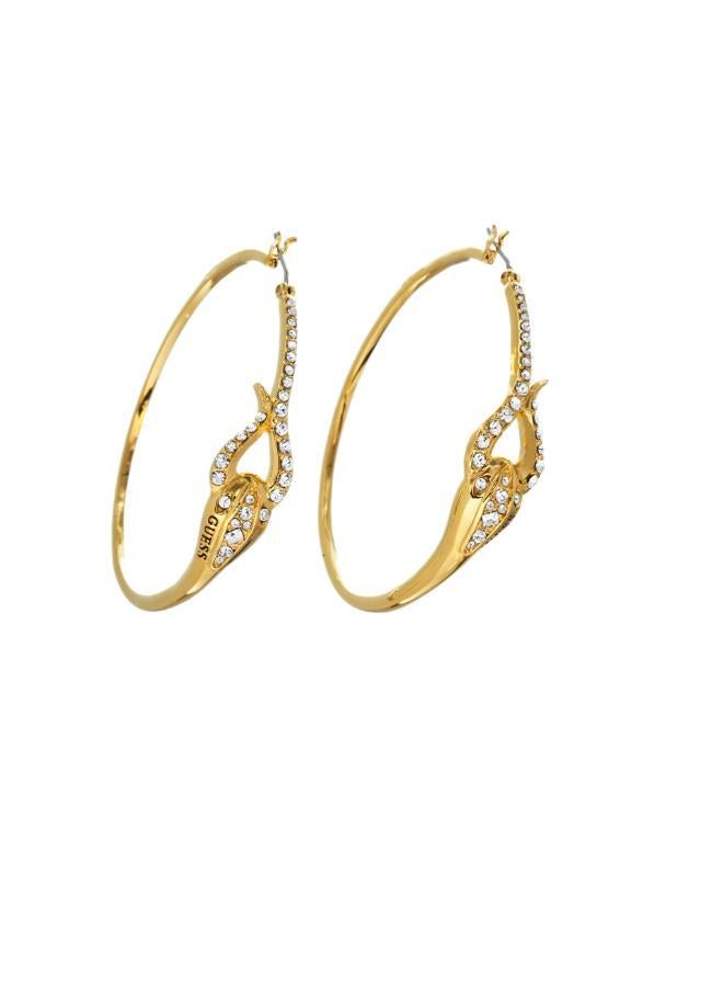 GUESS Serpent Hoop Earrings