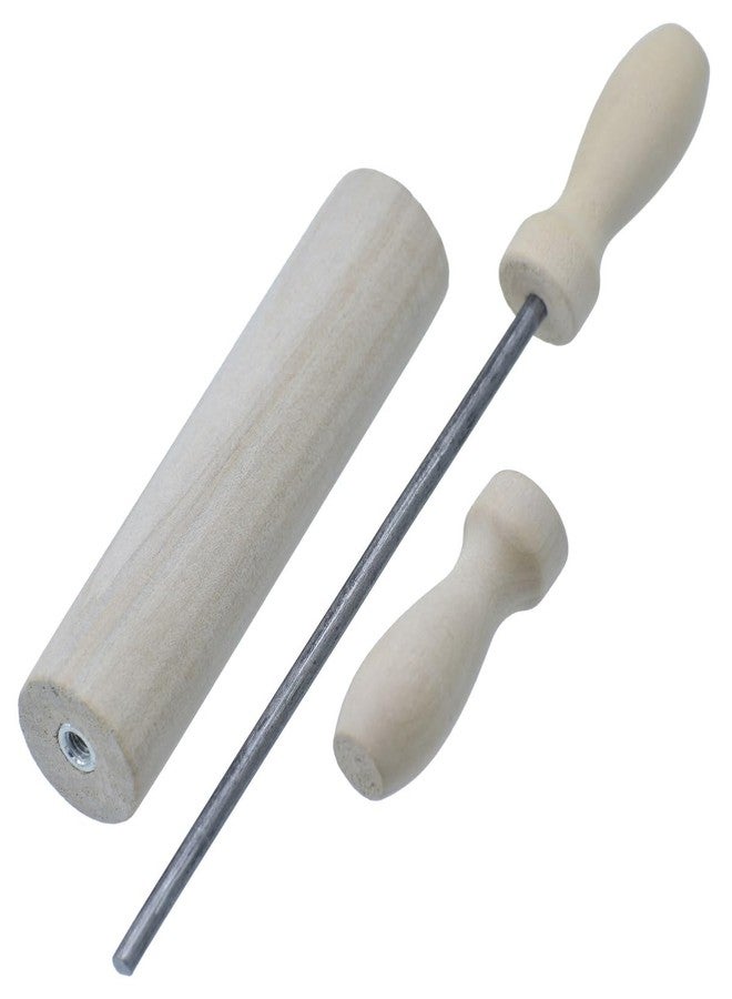 53 Arts Craft Tool Wooden Roller – 20CM Smooth Rolling Pin for Clay, Dough, Pottery, Art & Craft Projects - Image 2