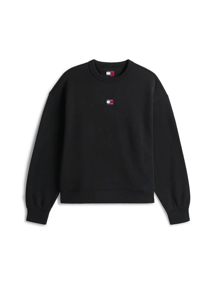 TOMMY JEANS  Logo Crew Neck Sweatshirt for Women | Best Price UAE