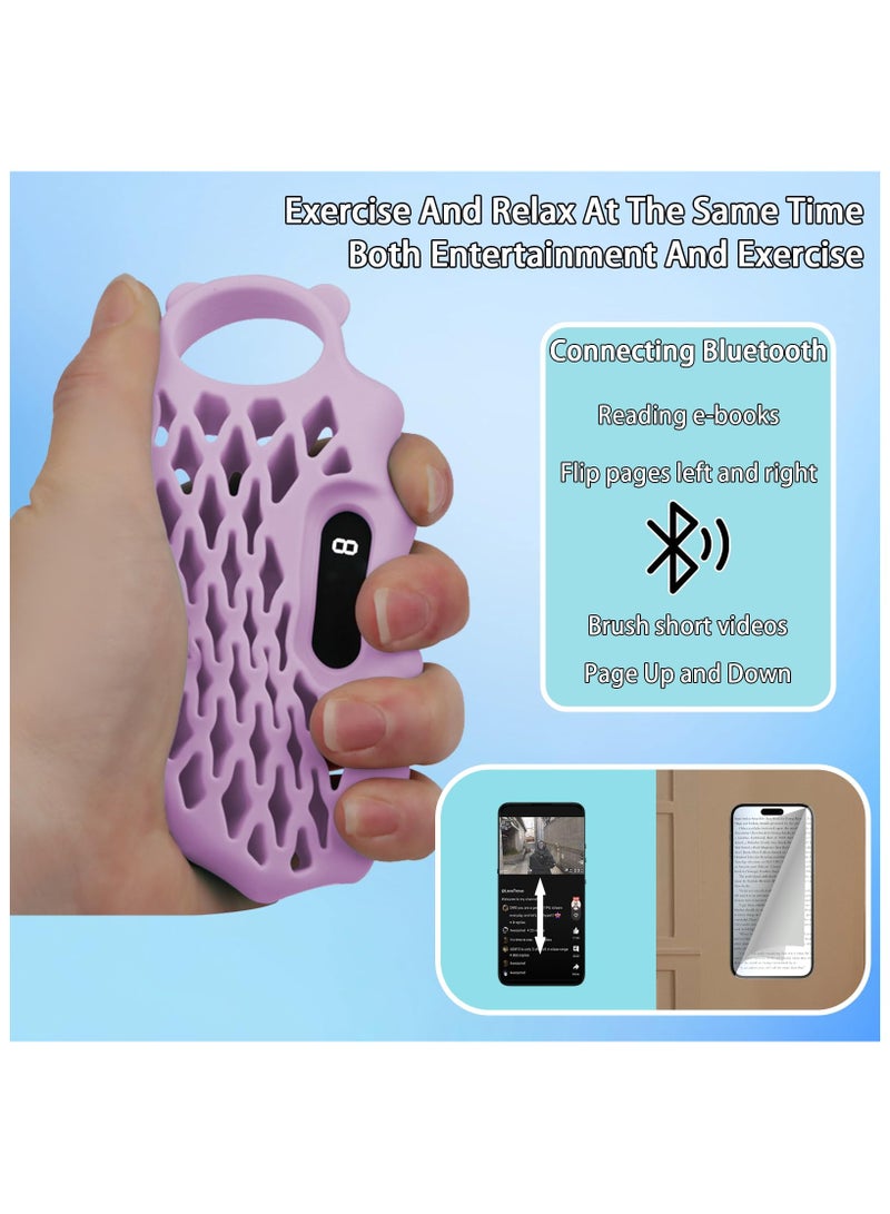 SYOSI New 2024 Scroll Ring Auto Clicker for iPhone TikTok, Remote Control Page Turner Button, Remote TIKTok Scroll Ring for iPhone iOS Android - Comes with Grip Ring, Decompression, Hand Exercise - Image 2