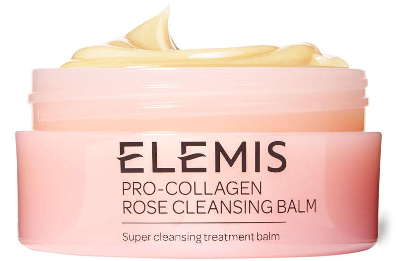 ELEMIS Pro-Collagen Rose Cleansing Balm - 3-in-1 Daily Face Cleanser - Melts Away Waterproof Makeup and Sunscreen - Rose and Elderberry Oil - 100 - Image 1