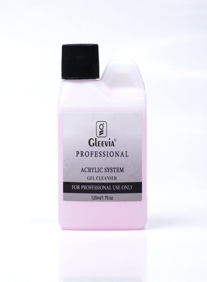 Gleevia Acrylic Gel Cleaner Liquid for Gel Clean from Mixing plate, Brush, and Nails Paint Cleaner Nails Artist Acrylic Cleanser 120ml - Image 1