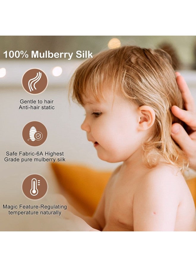 ATreebag Pillowcase 100% Mulberry Silk for Hair and Skin, Double Sided 19 Momme Pure Silk Pillow Case with Hidden Zipper and Gift Box (Light Plum, 1 PC, Toddler 13"x18") - Image 4