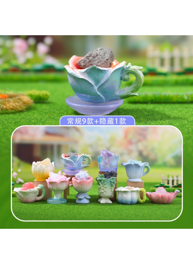 Cat Pai Crystal Blind Box Cute Animal Figurines Office Stress Relief Desktop Decoration Manufacturer