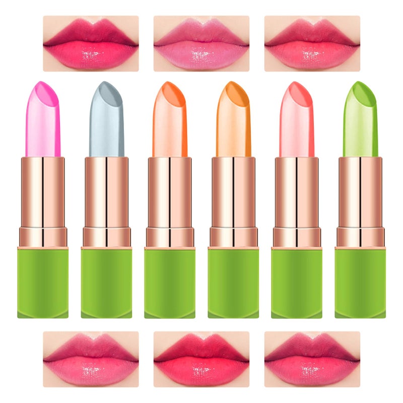 LZYLLS LZYLLS Aloe Jelly LipstickLong Wear Nourishing Lip stickWaterproof Moisturizing Color Changing Lip Balm LipstickLip GlossMagic Temp Color Change Matte Lip Gloss Makeup