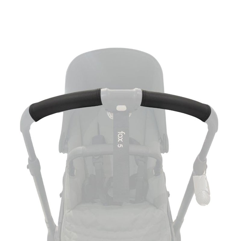 PROTEC TIF Faux Leather Handlebar Covers  Compatible with Bugaboo Fox 5 and Dragonfly  Fits Over Original Grip  Made in Spain - Image 1