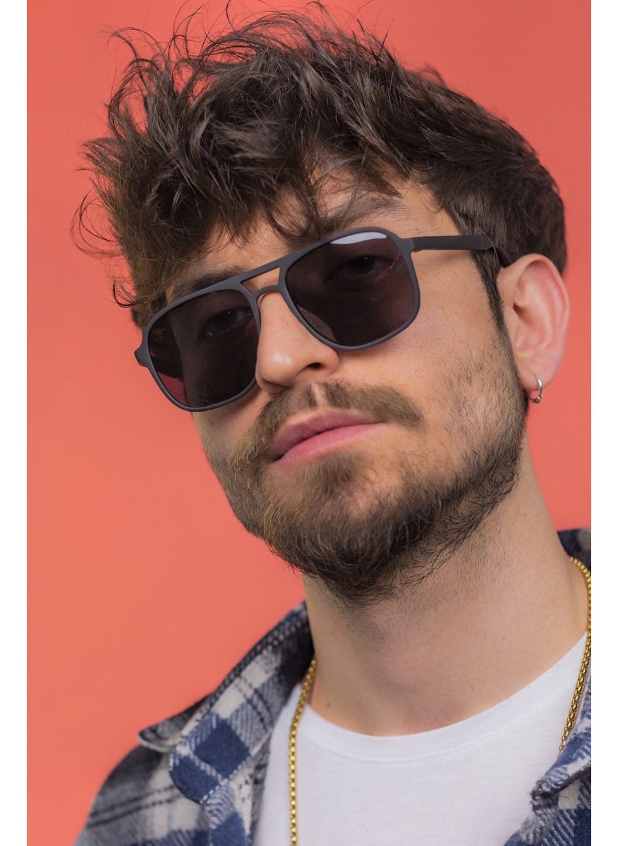 Focus On Asgard Matte Black Smoked Unisex Sunglasses  - Image 1